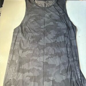 lululemon athletica Gray Camo Tank Top